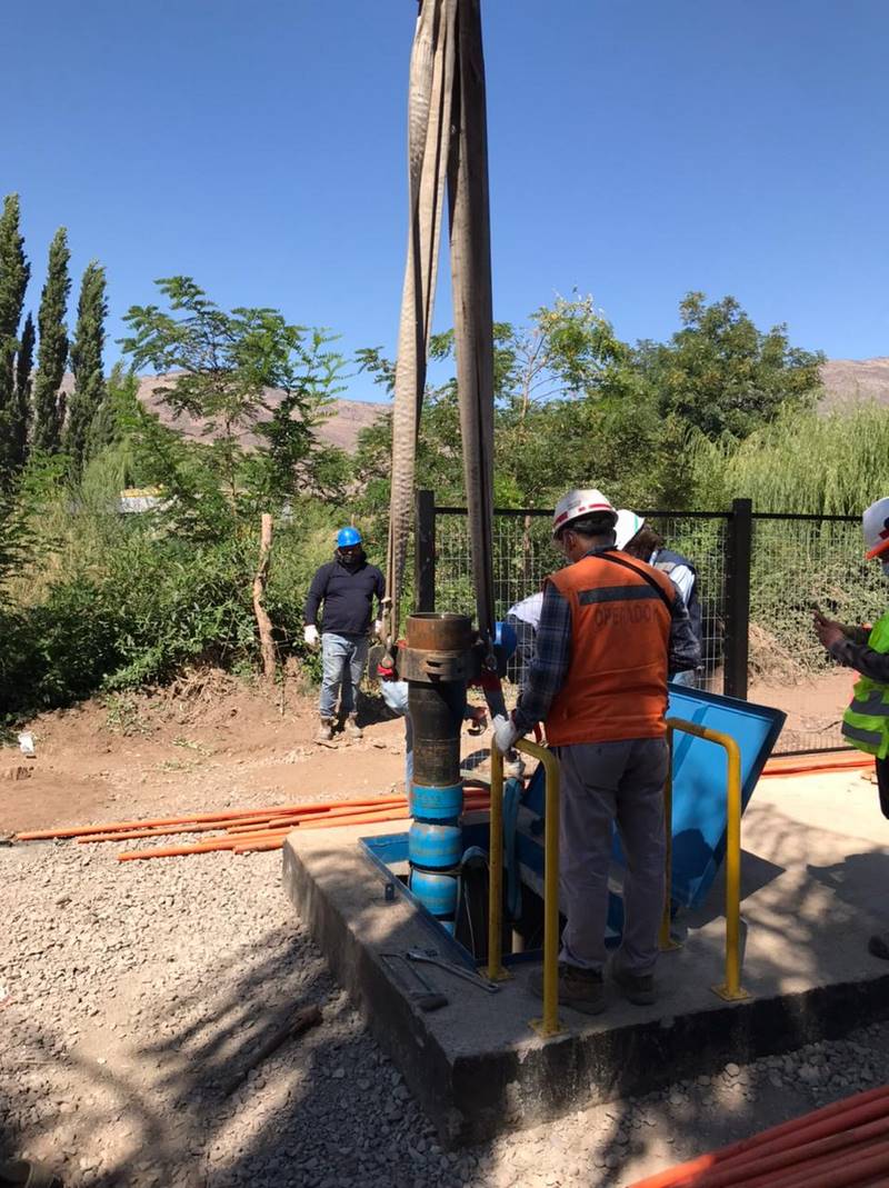 Trabajo en terreno asociado a perforación y pozos profundos